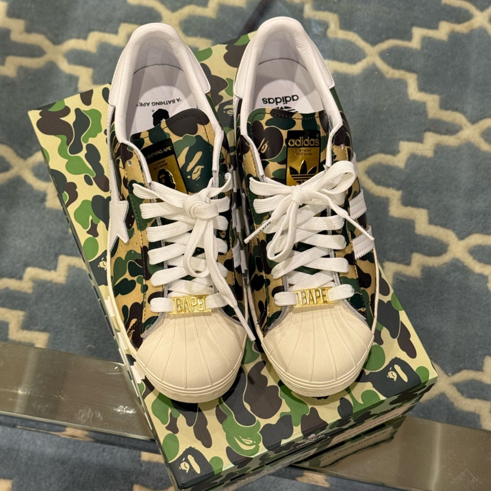 Adidas x Bape Camo superstars